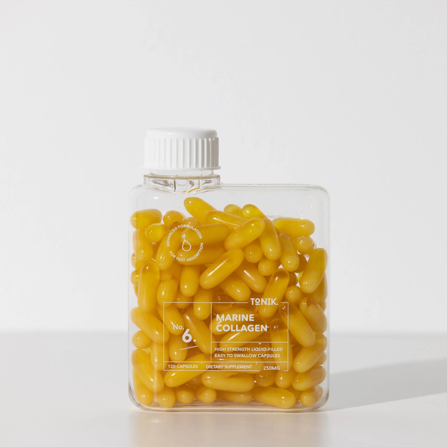 Tonik 膠原蛋白【零魚腥味!高吸收性】海洋膠原蛋白膠囊 (120粒) Tonik No.6 Marine Collagen Capsules