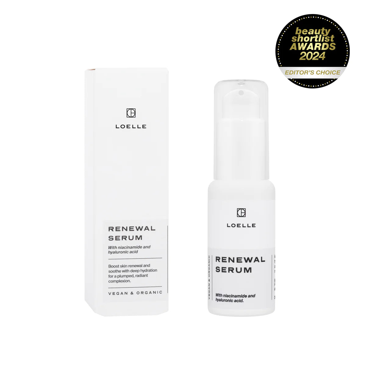 Loelle【保濕去黃】珍貴有機樺樹汁維他命B3再生精華 Loelle Organic Skincare Renewal Serum 30ml