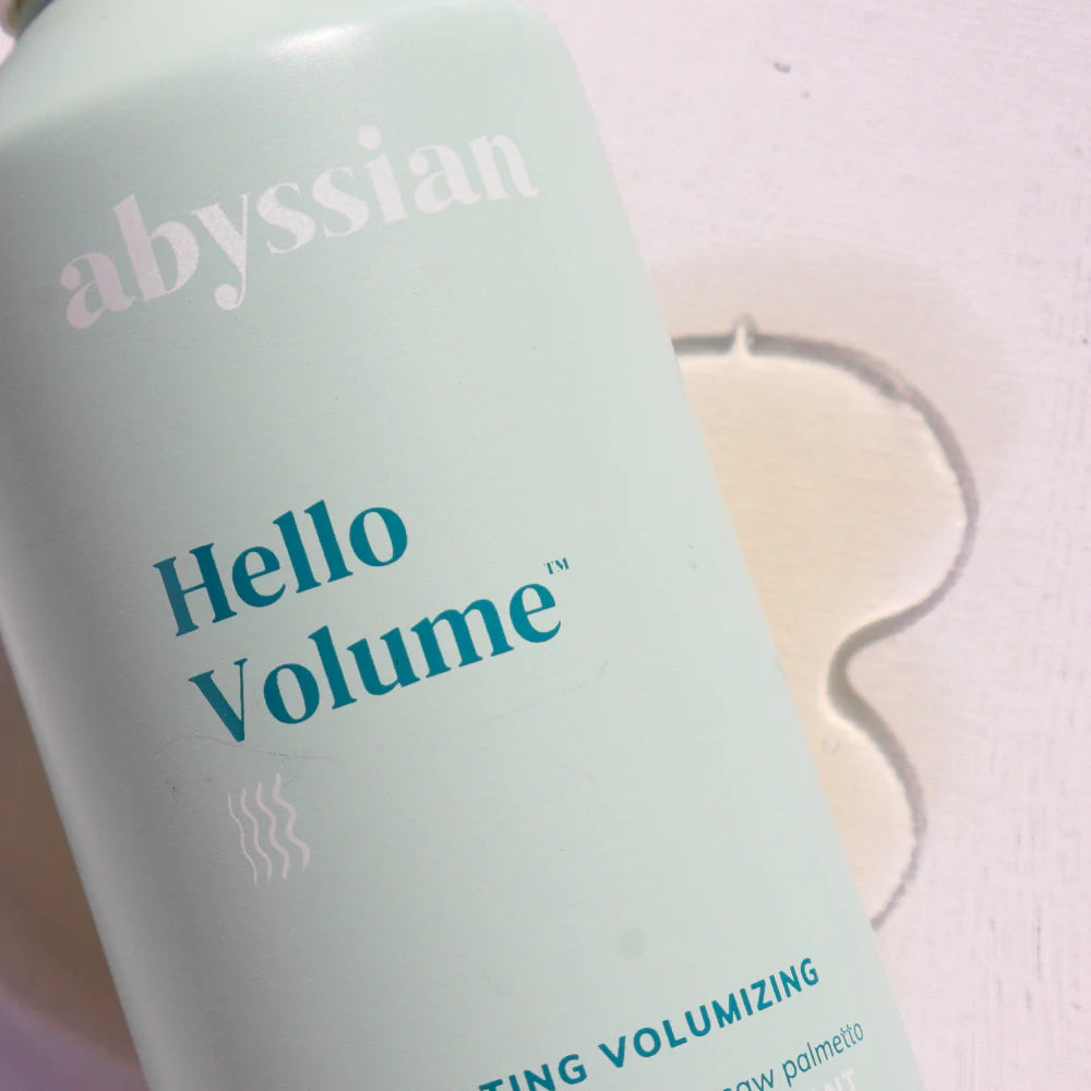 Abyssian Hydrating Volumizing Shampoo & Hydrating Volumizing Conditioner 1+1 Set 防脫豐盈、零扁塌! (各500ml) 鋸棕櫚防脫豐盈洗護套裝𖤐