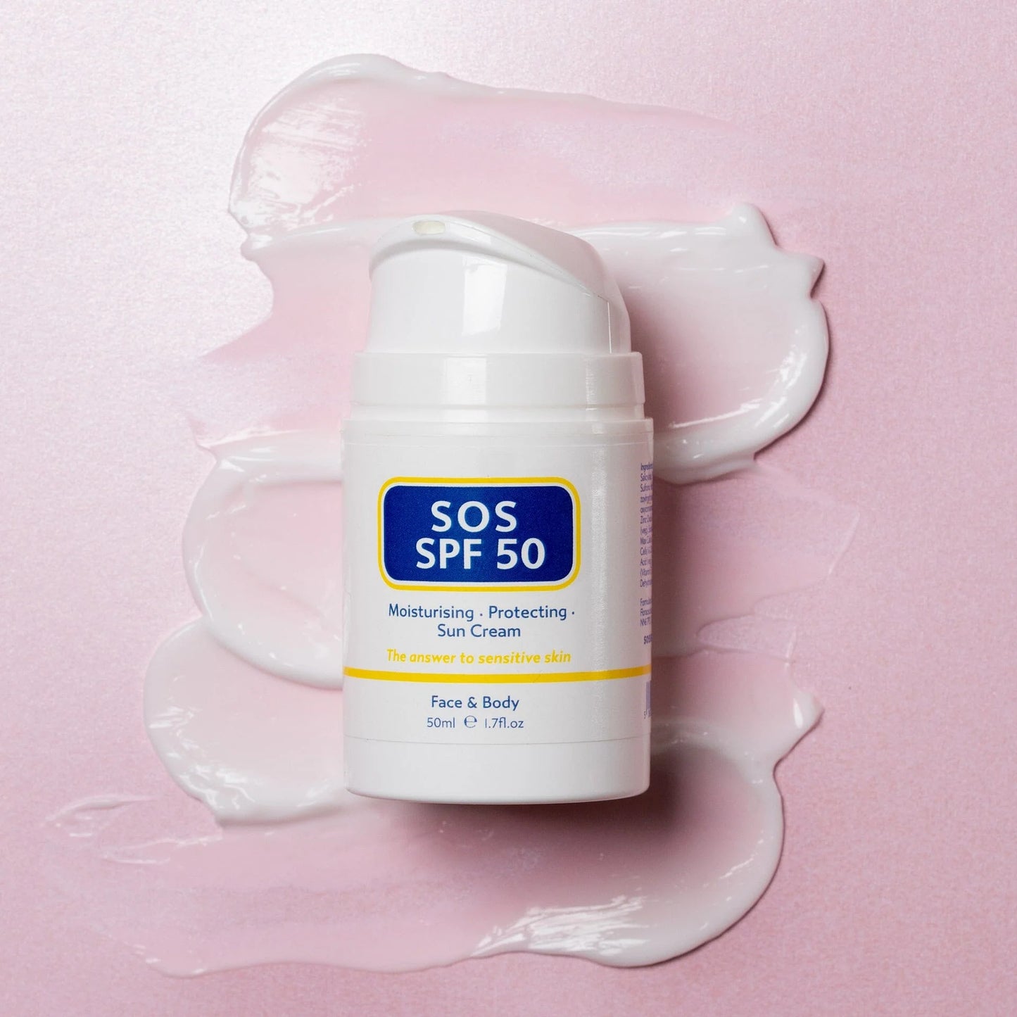 SOS SPF50 純素防藍光完美配方防曬霜 (含活性植物幹細胞) 防護 UVA/UVB ok!