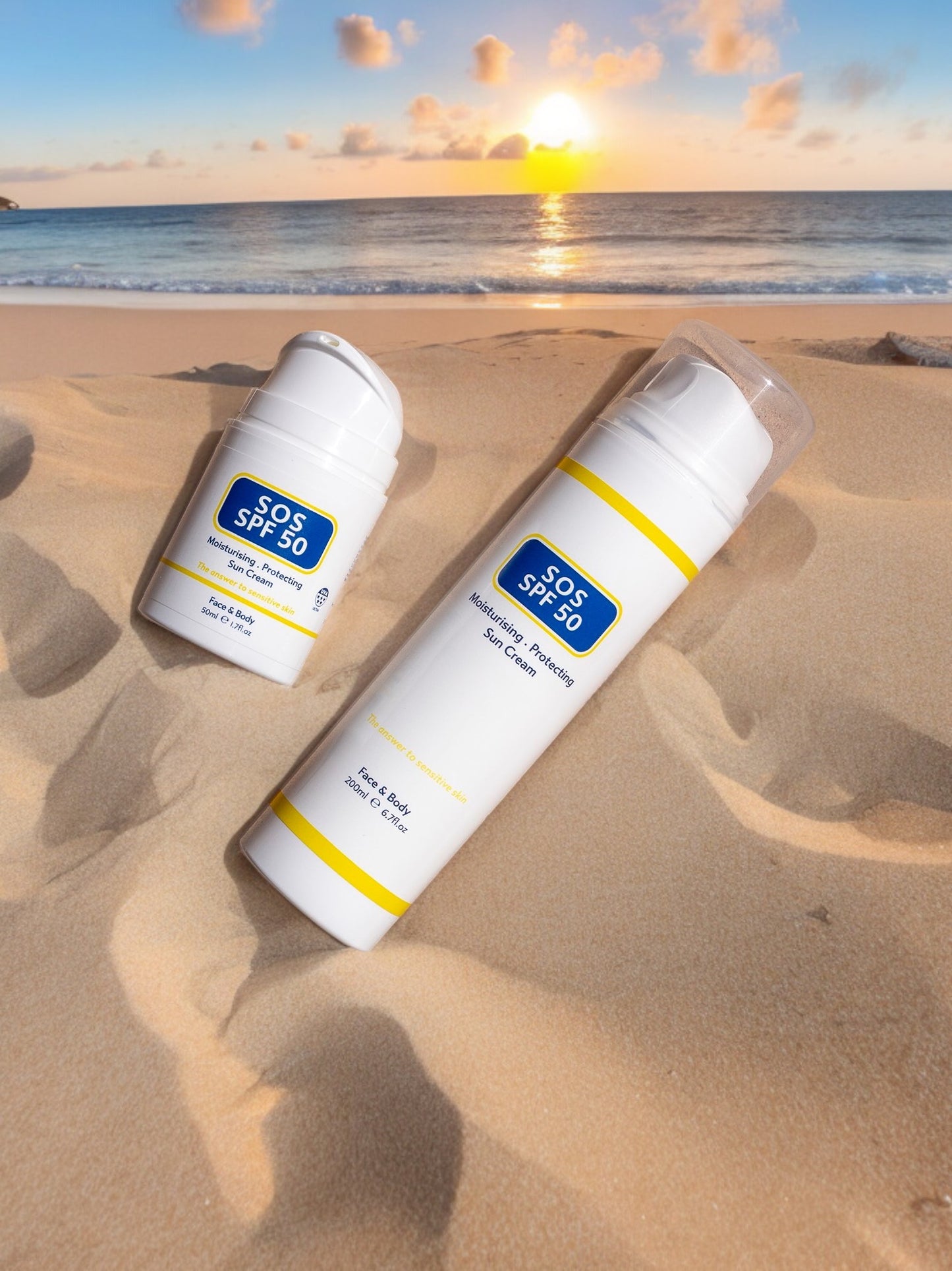 SOS SPF50 純素防藍光完美配方防曬霜 (含活性植物幹細胞) 防護 UVA/UVB ok!