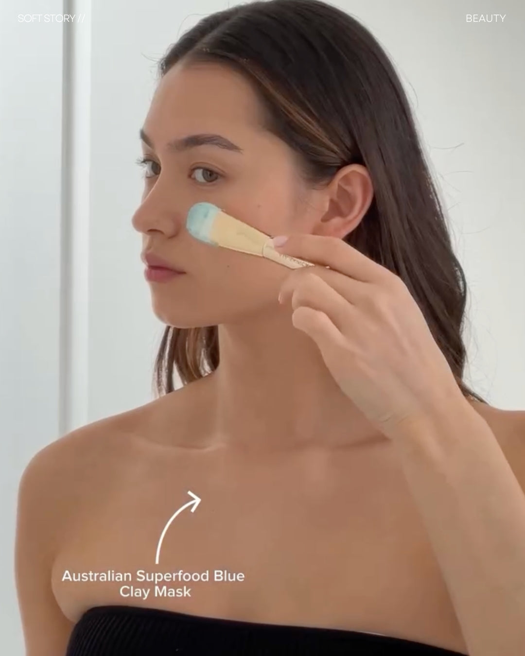 【🏆屢獲殊榮：平衡油水平衡、緩解肌膚炎症、吸附多餘油脂】澳洲超級食物亮膚粉藍泥面膜 AYA Australian Superfood Blue Clay Mask 100ml