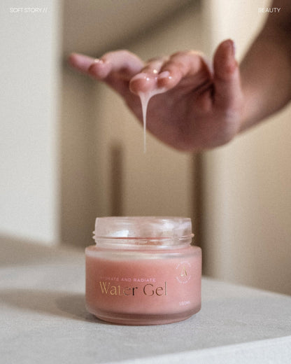 【🏆屢獲殊榮：改善乾燥粗糙、淡化色素沉澱、安撫敏弱肌】澳洲木槿花櫻桃草莓保濕水凝啫喱/面膜 AYA Hydrate and  Radiate Water Gel 100ml