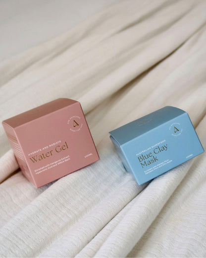【🏆屢獲殊榮：平衡油水平衡、緩解肌膚炎症、吸附多餘油脂】澳洲超級食物亮膚粉藍泥面膜 AYA Australian Superfood Blue Clay Mask 100ml