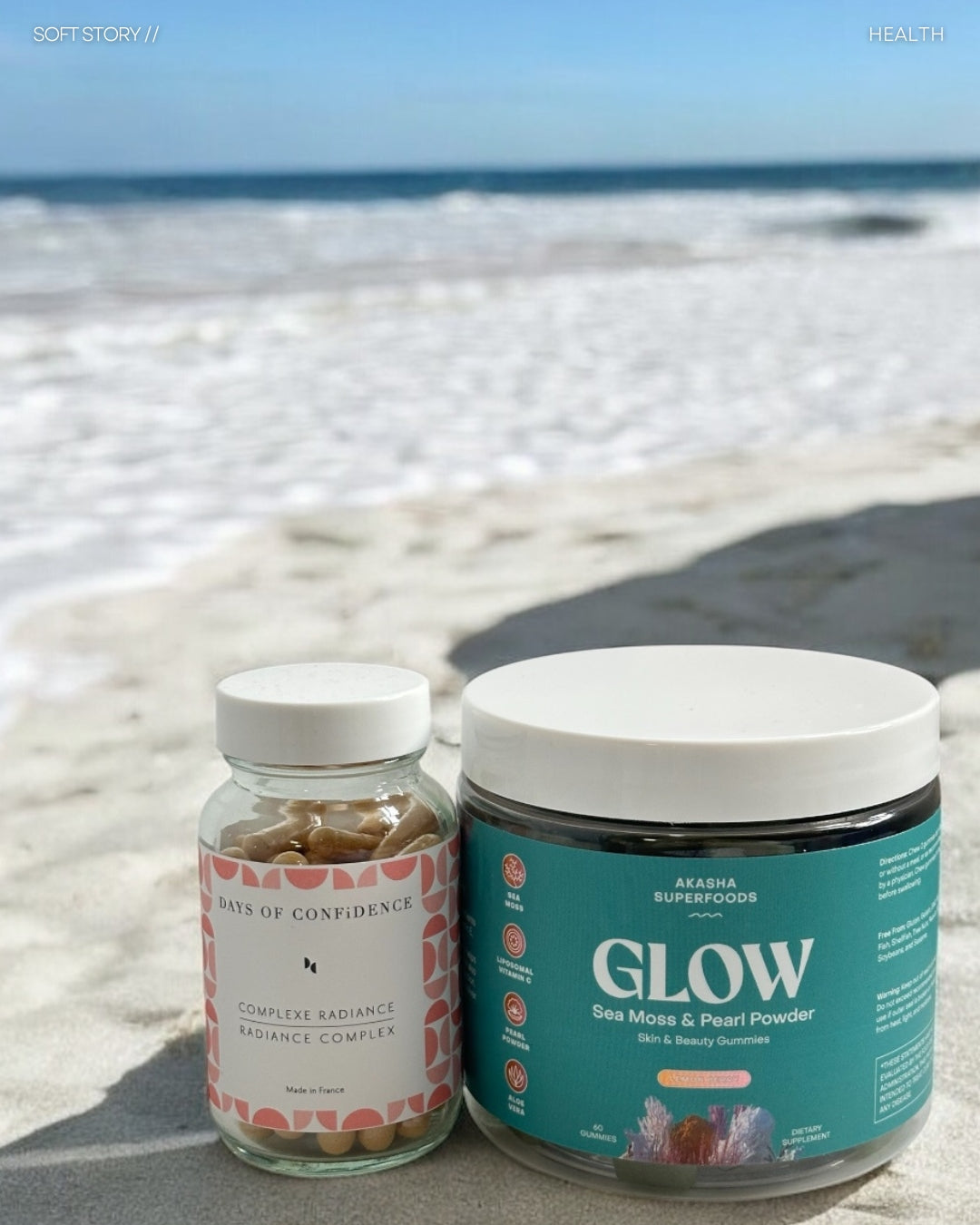 [#Supplements系列人氣熱賣NO.1周年限定預購！送送送～] Days of Confidence 法國有機天然透光美白丸【葡萄籽超強去黃氣！膚色暗沉out！】 (60粒) Days of Confidence Radiance complex [全面全身一齊美白！]