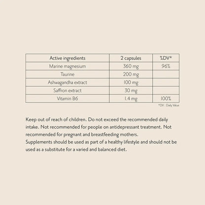 Days of Confidence法國100%純素優質寧靜睡眠配方 【24項臨床實證極致配方、紓壓舒眠】 (60粒) Days of Confidence Serenity Complex [重拾深層好眠♡]