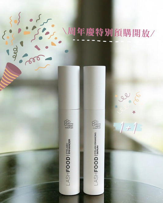 [#Skincare系列人氣熱賣NO.1周年限定預購！1+1 DUO套裝！！] Lashfood Phyto Medic Natural Eyelash Enhancer Lashfood 有機認證純素草本睫毛增長精華 [Ecocert 認證] (Copy)