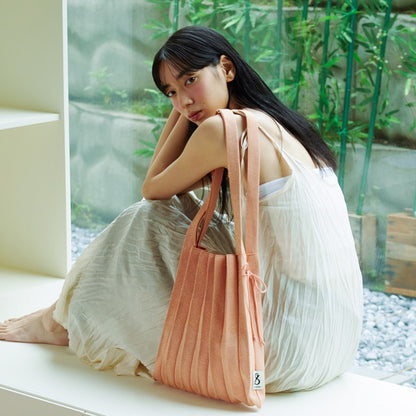 JOSEPH & STACEY Lucky Pleats Knit M STARRY 極輕環保針織百褶包 [8色入] 隻隻色都又優雅又靚又實用！！[預購]