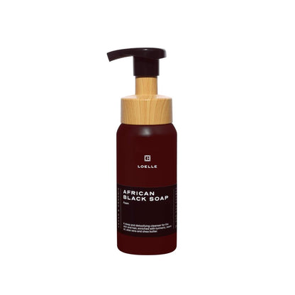 【舒緩濕疹】非洲黑皂有機苦楝油洗面泡泡 Loelle Organic Skincare African Black Soap Foam 250ml